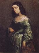 Jean Francois Millet Portrait of Fise painting